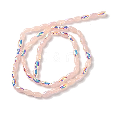 AB Color Plated Electroplate Beads Strands EGLA-H104-04A-1