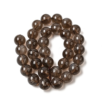 Natural Smoky Quartz Beads Strands G-B167-A09-12mm-1