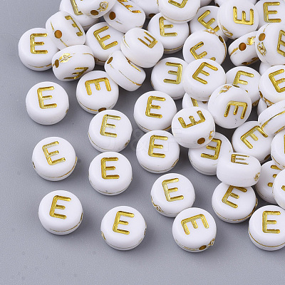 Plating Acrylic Beads X-PACR-R242-01E-1