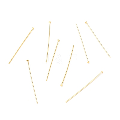 Brass Flat Head Pins KK-F824-114D-G-1