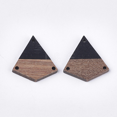 Resin & Walnut Wood Chandelier Components Links X-RESI-S367-16A-1