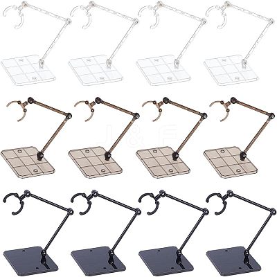 12Set 3 Colors Plastic Stand Base Action Figure Display Holder ODIS-FG0001-38-1