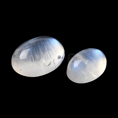 Natural Rainbow Moonstone Cabochons G-NH0026-01A-1