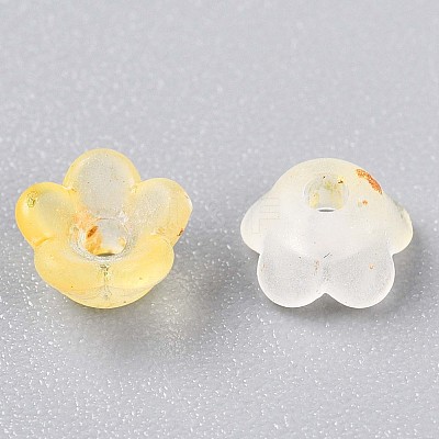 Frosted Transparent Acrylic Beads X-OACR-N137-72G-1