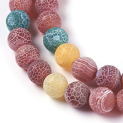 Natural Weathered Agate Beads Strands LS-G-P414-A02-1