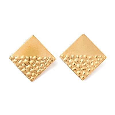 304 Stainless Steel Stud Earrings Findings EJEW-R151-01G-04-1