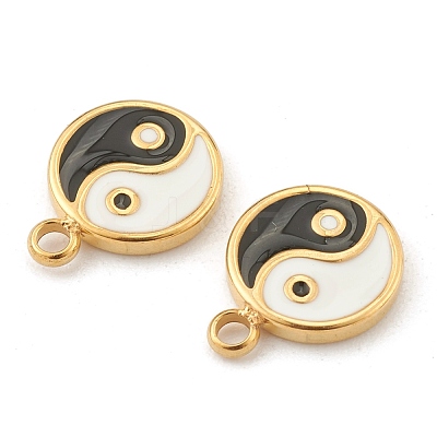 Fashion 304 Stainless Steel Enamel Charms STAS-Z009-10G-1