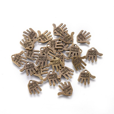 Tibetan Style Alloy Charms K095I071-1