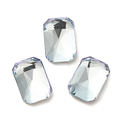 Glass Rhinestone Cabochons RGLA-P037-04B-D202-1