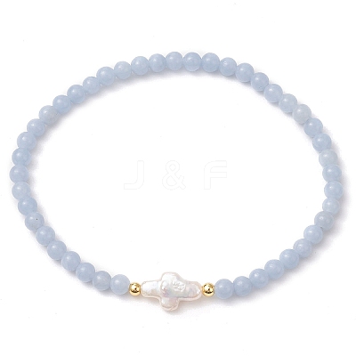 Natural  Mixed Gemstone Beaded Stretch Bracelets BJEW-JB11272-1