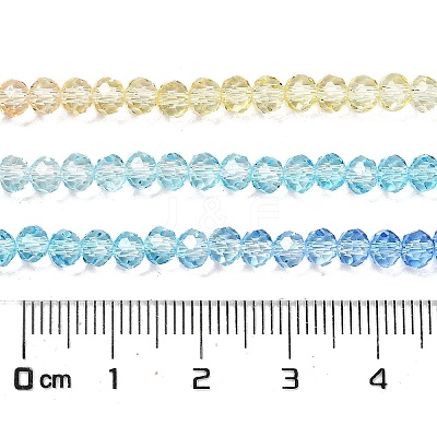 Transparent Painted Glass Beads Strands DGLA-A034-T4mm-A13-1