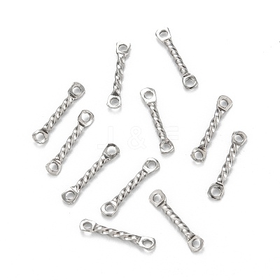 Tarnish Resistant 304 Stainless Steel Link Connectors STAS-Z034-18B-P-1