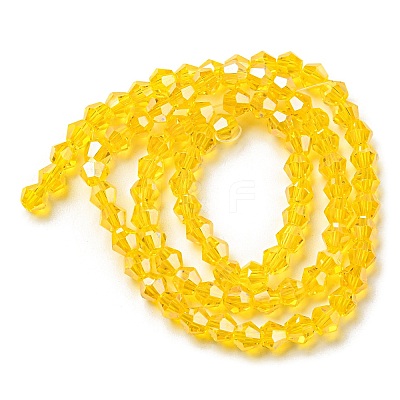 Transparent Electroplate Glass Beads Strands LS-EGLA-A039-T3mm-A22-1
