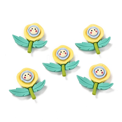Resin Cabochon X-RESI-F020-05-1