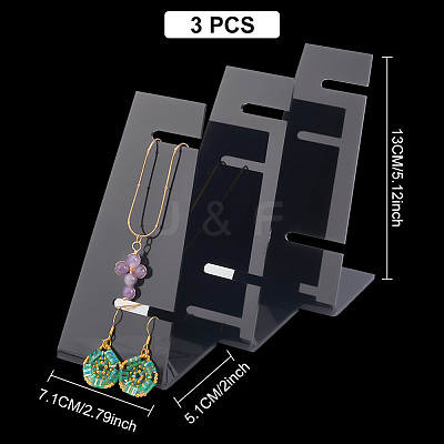 Acrylic Watch Display Stands ODIS-WH0029-11B-1