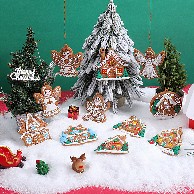 1Set Christmas Plastic Pendants DIY-SC0026-46B-1