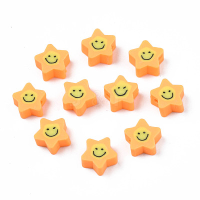Handmade Polymer Clay Beads CLAY-N011-45A-06-1