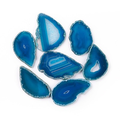 Natural Agate Pendants G-F646-02B-1