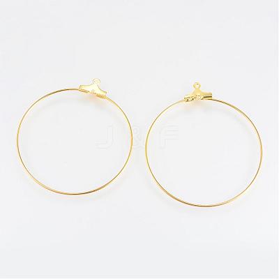 Steel & Brass Wire Pendants KK-R056-04G-1