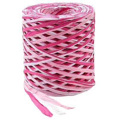 Segment Dyed Raffia Paper Cords for DIY Craft OCOR-WH20020-27A-1