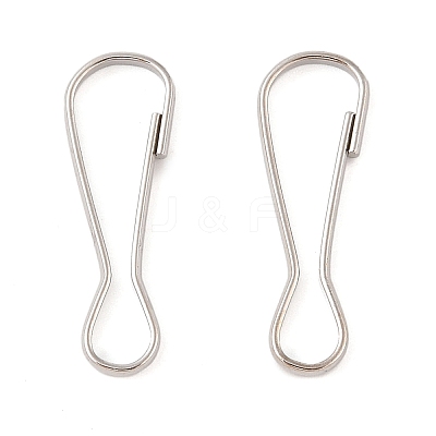 Rack Plating Brass Keychain Clasp Findings KK-Z068-05P-1