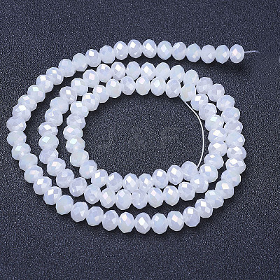 Electroplate Glass Beads Strands EGLA-A044-J8mm-B05-1