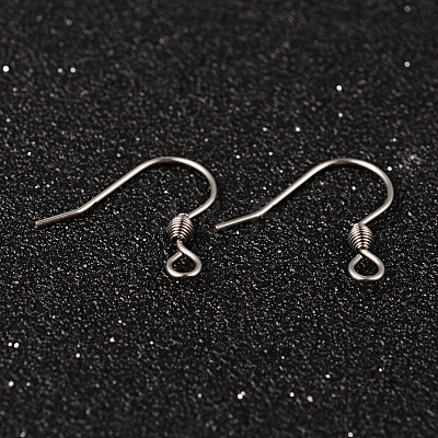 Tarnish Resistant 304 Stainless Steel Earring Hook Jewelry Findings STAS-G130-50P-1