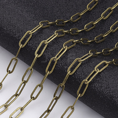 Brass Paperclip Chains CHC-S008-001B-AB-1