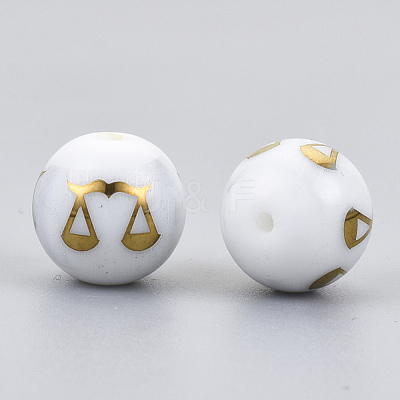 Electroplate Glass Beads EGLA-S178-11I-02-1
