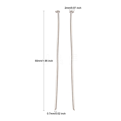Iron Flat Head Pins HP5.0cm-1