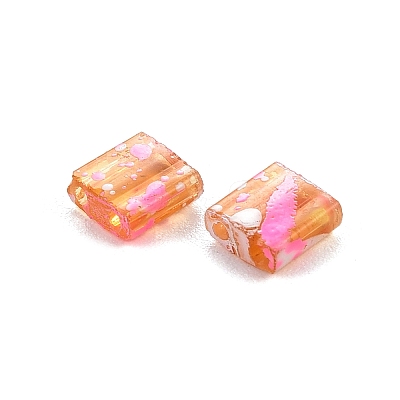 2-Hole Transparent Glass Seed Beads LS-SEED-S023-30C-14-1