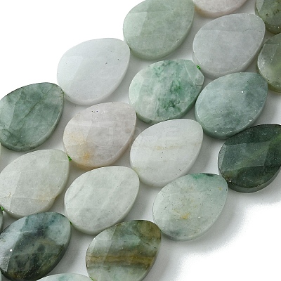 Natural Myanmar Jadeite Beads Strands G-A092-B01-03-1
