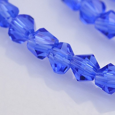 Faceted Bicone Glass Beads Strands LS-EGLA-P017-3mm-10-1