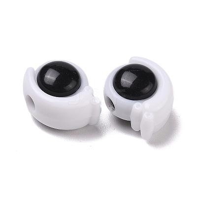 Two-tone Acrylic Beads OACR-U003-03-1