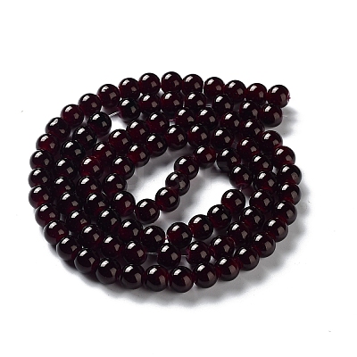 Imitation Jade Glass Beads Strands DGLA-S076-8mm-39-1