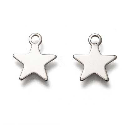Non-Tarnish 201 Stainless Steel Charms STAS-B001-14A-P-1