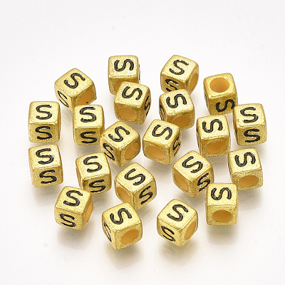 Acrylic Beads PB43C9308-G-S-1