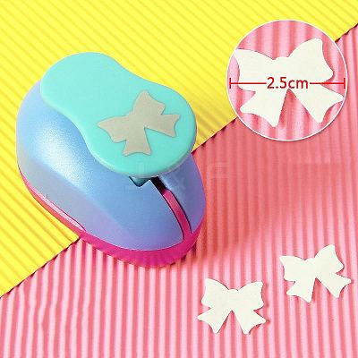 Plastic Paper Craft Hole Punches KICR-PW0001-12-25-1