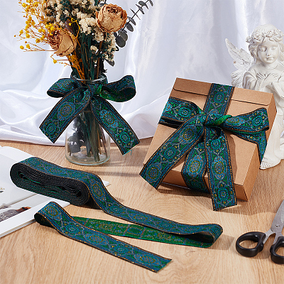 7M Vintage Jacquard Polyester Ribbon OCOR-CY0003-92A-1