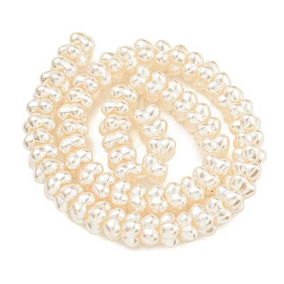 Transparent Spray Painted Glass Beads Strands GLAA-P066-01C-1