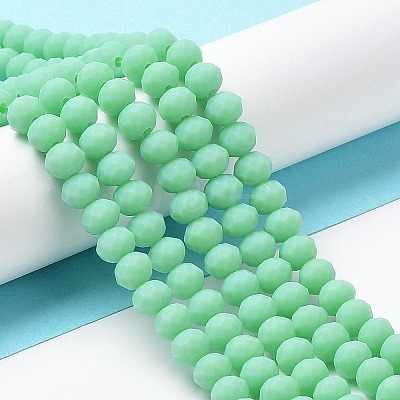 Glass Beads Strands EGLA-A034-P4mm-MD14-1