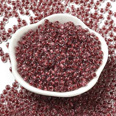 Transparent Glass Round Seed Beads SEED-B001-05A-21-1