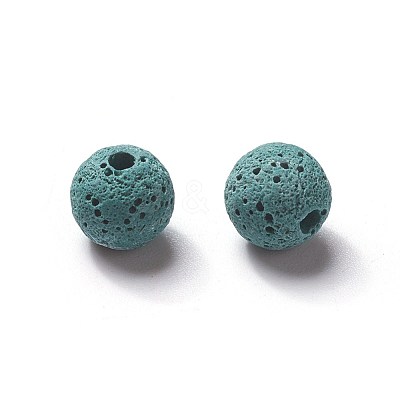 Unwaxed Natural Lava Rock Beads G-F325-8mm-A05-1