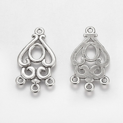 Alloy Teardrop Chandelier Component Links X-EA9733Y-1