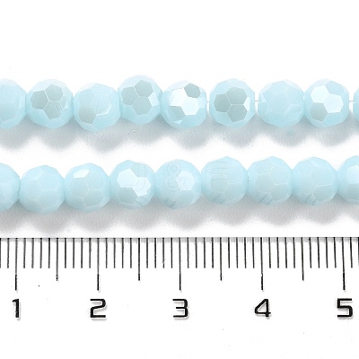 Opaque Glass Beads Stands X-EGLA-A035-P6mm-B10-1