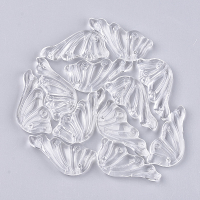 Transparent Glass Pendants GGLA-S041-03-1