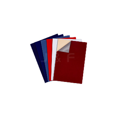24Pcs 6 Colors Jewelry Flocking Cloth DIY-BC0013-25E-1