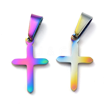 Ion Plating(IP) 304 Stainless Steel Pendants STAS-P253-10MC-1