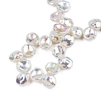 ABS Plastic Imitation Pearl Beads Strands KY-N015-12-A04-1
