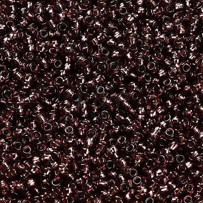 Indigo 11/0 Round Transparent Glass Seed Beads X-SEED-Q007-F57-1